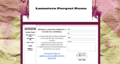 Desktop Screenshot of lamaturaparquetroma.com