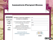 Tablet Screenshot of lamaturaparquetroma.com